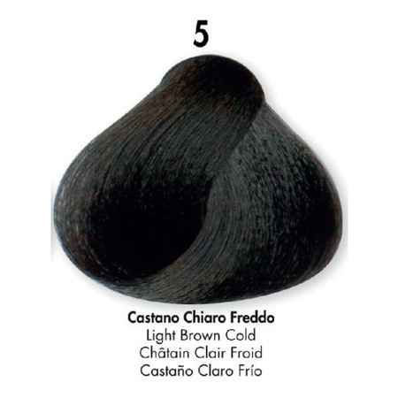 HS Milano Farba Do Włosów 5 Zimny Jasny Brąz 100 ml