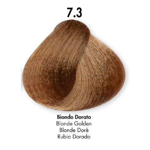 HS Milano Farba Do Włosów 7.3 Złoty Blond 100 ml 