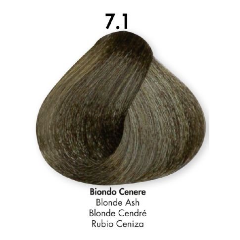 HS Milano Farba Do Włosów 7.1 Popielaty Blond 100 ml 
