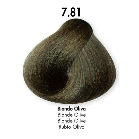 HS Milano Farba Do Włosów 7.81 Oliwkowy Blond 100 ml 