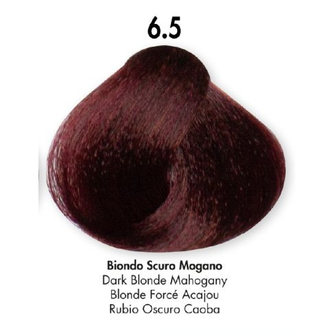 HS Milano Farba Do Włosów 6.5 Mahoniowy Ciemny Blond 100 ml