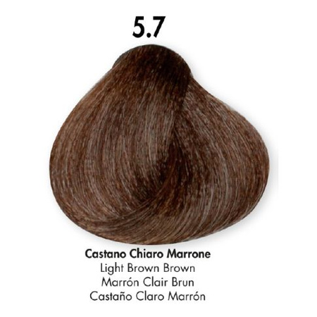 HS Milano Farba Do Włosów 5.7 Kasztanowy Jasny Brąz 100 ml 