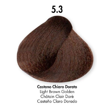 HS Milano Farba Do Włosów 5.3 Złoty Jasny Brąz 100 ml 