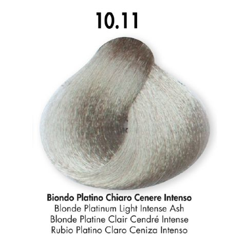 HS Milano Farba Do Włosów 10.11 Intensywny Popielaty Jasny Platynowy Blond 100 ml