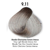 HS Milano Farba Do Włosów 9.11 Intenswyny Popielaty Bardzo Jasny Blond 100 ml