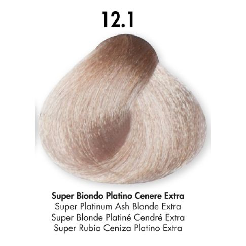 HS Milano Farba Do Włosów 12.1 Super Platynowy Popielaty Blond Extra 100 ml