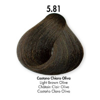 HS Milano Farba Do Włosów 5.81 Oliwkowy Jasny Brąz 100 ml