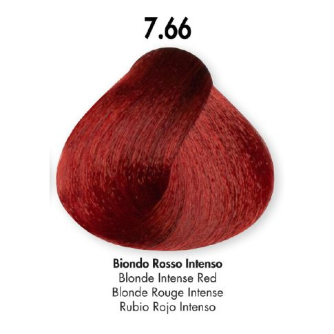 HS Milano Farba Do Włosów 7.66 Intensywny Czerwony Blond 100 ml 