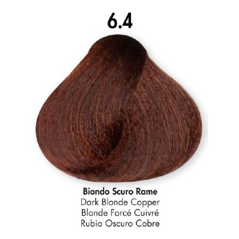 HS Milano Farba Do Włosów 6.4 Miedziany Ciemny Blond 100 ml 