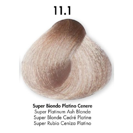 HS Milano Farba Do Włosów 11.1 Super Platynowy Popielaty Blond 100 ml 