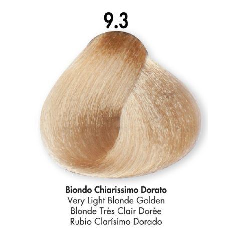 HS Milano Farba Do Włosów 9.3 Złoty Bardzo Jasny Blond 100 ml 