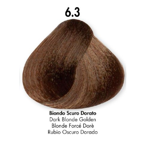 HS Milano Farba Do Włosów 6.3 Złoty Ciemny Blond 100 ml 