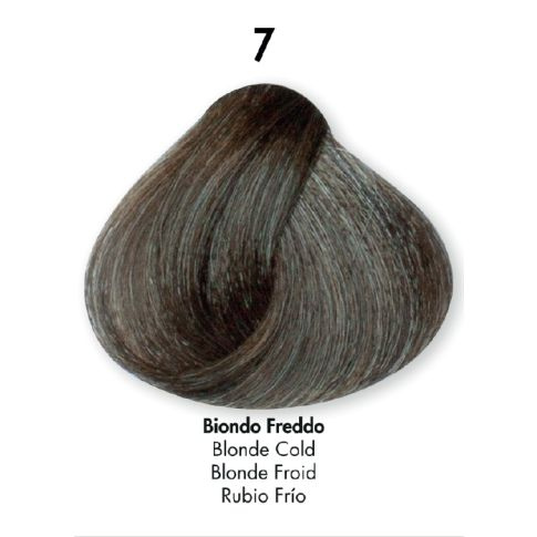 HS Milano Farba Do Włosów 7 Zimny Blond 100 ml