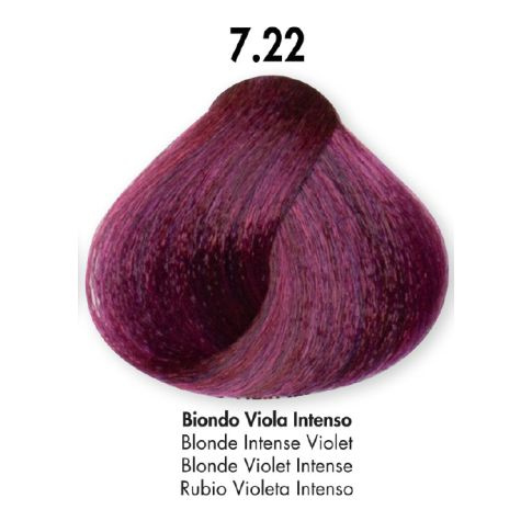 HS Milano Farba Do Włosów 7.22 Intensywny Fioletowy Blond 100 ml 