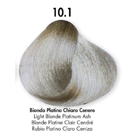 HS Milano Farba Do Włosów 10.1 Popielaty Jasny Platynowy Blond 100 ml