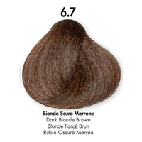 HS Milano Farba Do Włosów 6.7 Kasztanowy Ciemny Blond 100 ml