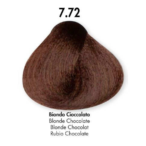 HS Milano Farba Do Włosów 7.72 Czekoladowy Blond 100 ml 