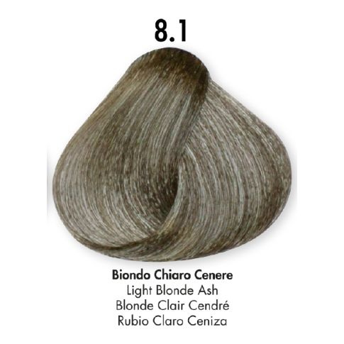 HS Milano Farba Do Włosów 8.1 Popielaty Jasny Blond 100 ml