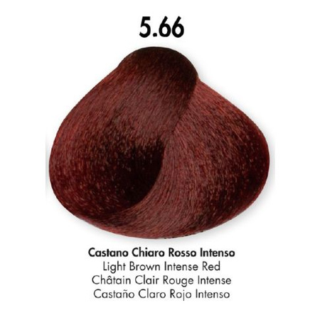 HS Milano Farba Do Włosów 5.66 Intensywny Czerwony Jasny Brąz 100 ml
