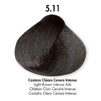HS Milano Farba Do Włosów 5.11 Intensywny Popielaty Jasny Brąz 100 ml 