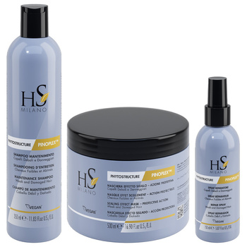 HS Milano Zestaw Phytostructure Pinoplex Szampon 350 ml + Maska 500 ml + Spray 150 ml