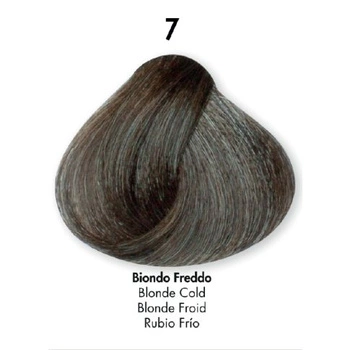 HS Milano Farba Do Włosów 7 Zimny Blond 100 ml 