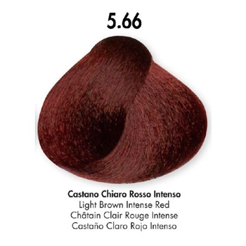 HS Milano Farba Do Włosów 5.66 Intensywny Czerwony Jasny Brąz 100 ml 