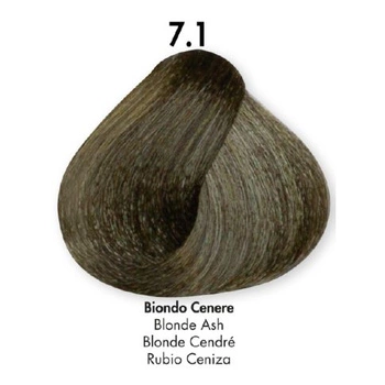 HS Milano Farba Do Włosów 7.1 Popielaty Blond 100 ml 