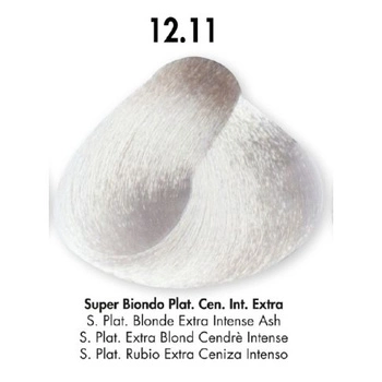 HS Milano Farba Do Włosów 12.11 Super Platynowy Extra Intesywny Popielaty Blond 100 ml 