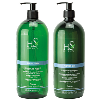 HS Milano Zestaw Perfect Day Szampon 1000 ml + Odżywka 1000 ml